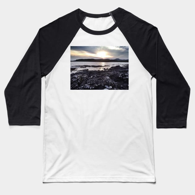 Dar coastline near Ullinish on the west coast of Skye Baseball T-Shirt by richflintphoto